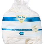 HRTM STERILUX COTON PADS RECTANGLES DE COTON 8*10CM X200U 918409 / 918480