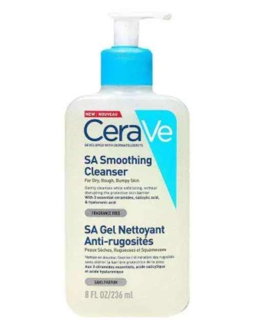 crv9 CeraVe SA Gel Nettoyant Anti-Rugosités Peau Sèche et Rugueuse | 236ml – Image 1