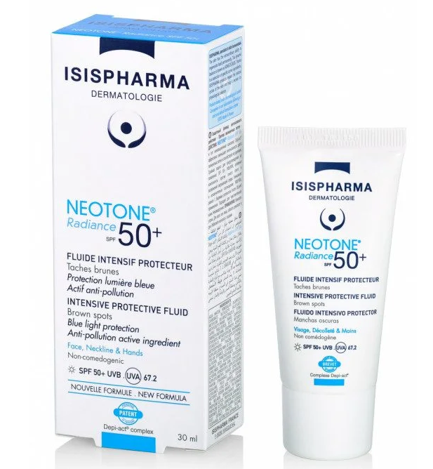 Capture d'écran 2026-08-06 160136 Isis pharma Neotone Radiance Fluide Solaire Anti-Taches Invisible Spf50 – 30ml – Image 1
