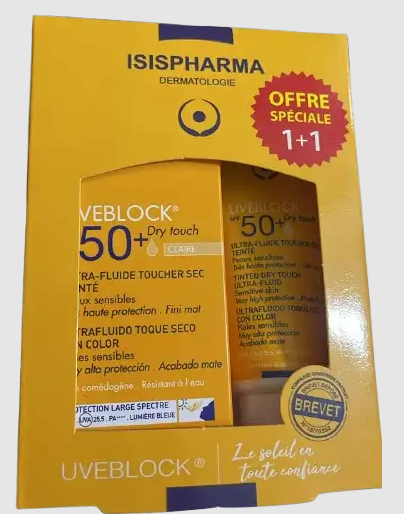 Capture d'écran 2026-08-08 154401 ISISPHARMA OFFRE UVEBLOCK DRY TOUCH CLAIRE SPF50+ – Image 1